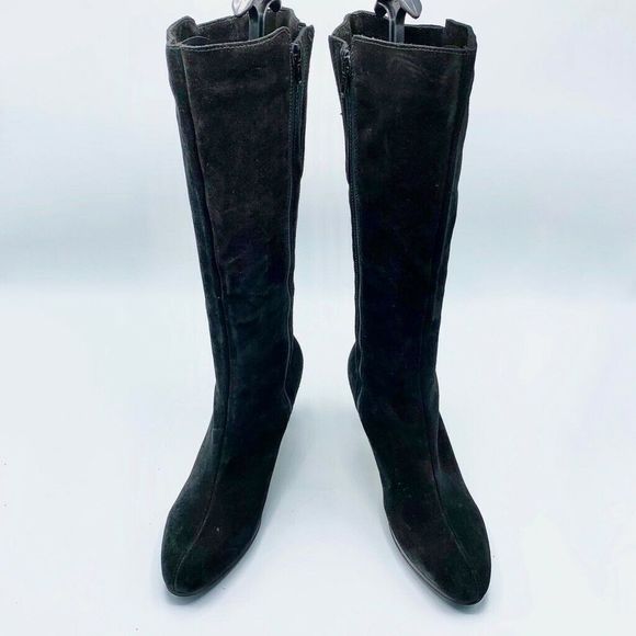 La Canadienne Mazy Knee High Boots Zip Block Heels - Picture 4 of 8